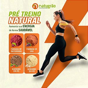 Kit  Pré Treino Natural