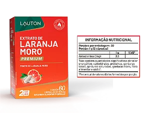 LARANJA MORO PREMIUM 60 CPS - LAUTON