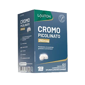 CROMO PICOLINATO 250MCG 60 TABS - LAUTON