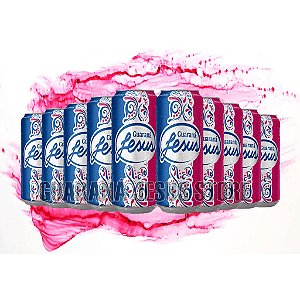 KIT 8 UNIDADES - GUARANA JESUS LATA 310ml