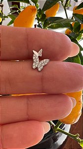Piercing Borboleta Incolor