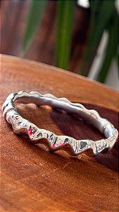 Bracelete Eletroformação Zig Zag