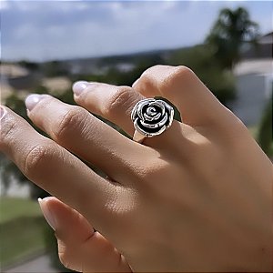 Anel Eletroformação Rosa Envelhecido