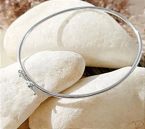 Bracelete Liso Aro Redondo 2mm