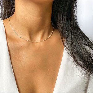Corrente Veneziana Mini Bolinhas 40cm