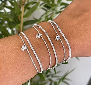 Pulseira Riviera e Rabo de Rato com Ponto De Luz