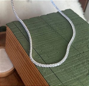 Colar Choker Riviera 40cm/ 1,5mm