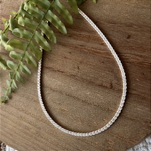Colar Choker Riviera 40cm/3,5mm