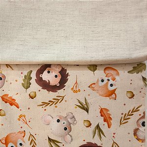 KIT 136 - 2 PEÇAS -(Com linho leve) - 25 CM X 150 CM CADA PEÇA