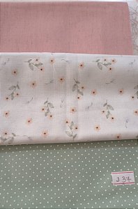 KIT 137 - 3 PEÇAS - (Com linho)- CADA PEÇA MEDE 15 CM X 150 CM