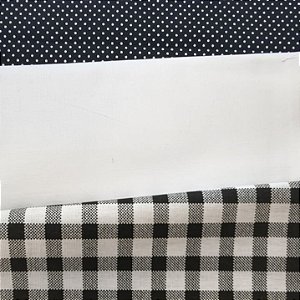 KIT 164 - 3 PEÇAS - (Com Percal) - CADA PEÇA MEDE 15 CM X 150 CM
