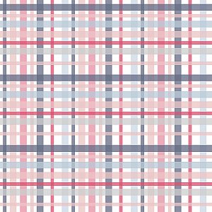 Tecido Tricoline Xadrez Fancy - Fabricart - 50 x 150 cm