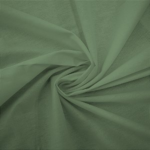 Tecido Tricoline Liso Verde Antigo - Peripan - 50 x 150 cm