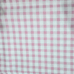 Tecido Tricoline Xadrez Rosa - 7 mm - Peripan - 50 x 150 cm