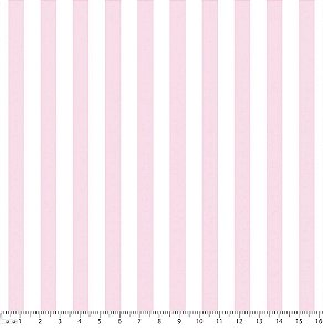 Tecido Tricoline Listrado Rosa Claro (8 mm) - Peripan - 50 x 150 cm