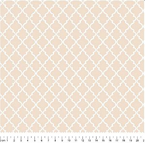 Tecido Tricoline Marroquino Ana Bege - Tecidos Caldeira - 50 x 150 cm