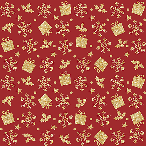 Tecido Tricoline Papai Noel Ho ho ho (Natal) - Peripan - 50 x 150