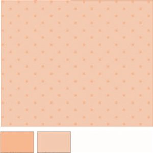 Tecido Tricoline Mini Poá Tom Tom Pêssego - Tecidos Caldeira - 50 x 150 cm