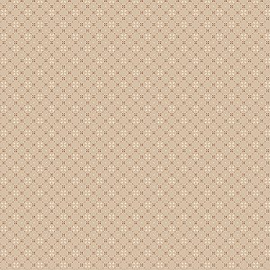Tecido Tricoline Geométrico Sintonia Fundo Bege  - Peripan - 50 x 150 cm