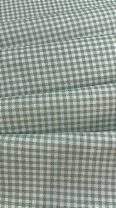 Tecido Tricoline Xadrez Verde Seco (3 mm) - Tecidos Caldeira - 50 x 150 cm