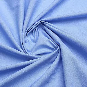 Tecido Tricoline Liso Azul - Tecidos Caldeira - 50 x 150 cm