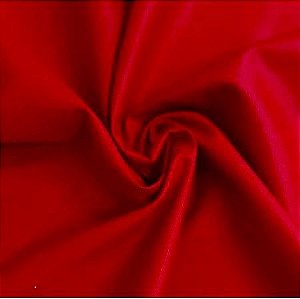 Tecido Tricoline Liso Vermelho  - Tecidos Caldeira - 50 x 150 cm