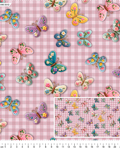 Tecido Tricoline Digital Borbordadas - Coleção Lúdica - Tecidos Caldeira - 50 x 150 cm