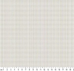Tecido Tricoline Listrado Fio Tinto (1,5 mm) Bege Escuro - TC - 50 x 150 cm
