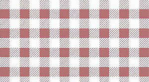 Tecido Tricoline Xadrez Vermelho Goiaba (6 mm) - TC - 50 x 150 cm