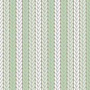 Tecido Tricoline Tricô Menta (Verde) - Fuxicos e Fricotes - 50 x 150 cm