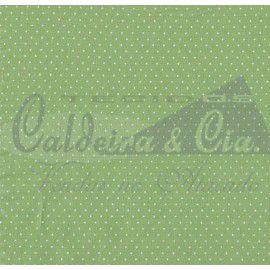 Tecido Tricoline Mini Poá Verde Jade - Tecidos Caldeira - 50 x 150 cm