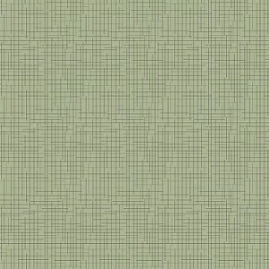 Tricoline - Coleção TARTAN - Xadrez Verde Oliva I - Fundo Branco - 0,50m X  1,50m
