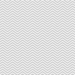 Tecido Tricoline Mini Chevron Cinza - Peripan - 50 x 150 cm