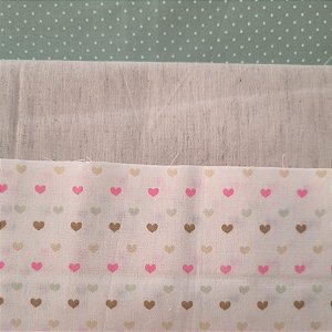KIT 105 - 2 PEÇAS - (Com Linho ) - CADA PEÇA MEDE 25 CM X 150 CM