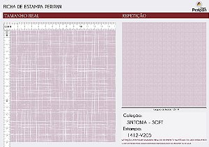 Tecido Tricoline Tramas Rabisco Rosa (Nova Versão) - Peripan - 50 x 150 cm