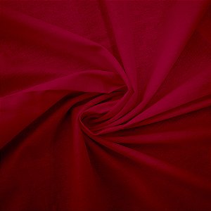 Tecido Tricoline Liso Vermelho - Peripan - 50 x 150 cm