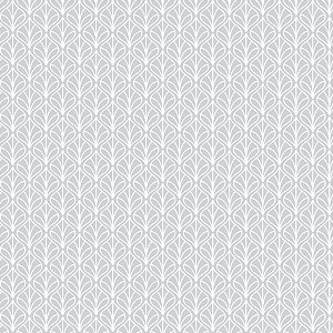 Tecido Tricoline Folhas  Cinza - Peripan - 50 x 150 cm