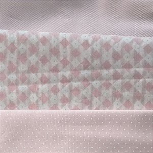 KIT 118 - 3 PEÇAS - ( Com Fustão) - CADA PEÇA MEDE 15 CM X 150 CM