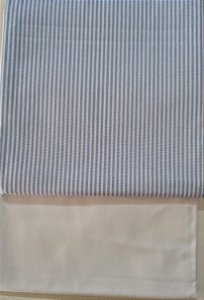 KIT 122 - 2 PEÇAS - (COM FUSTÃO) - CADA PEÇA MEDE 35 CM X 150 CM