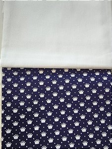 KIT 124 - 2 PEÇAS - (COM FUSTÃO) - CADA PEÇA MEDE 35 CM X 150 CM