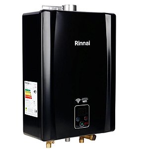 Aquecedor a Gás Rinnai REU-E21 BLACK - GN - 21 L/min