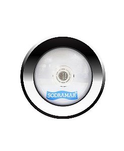 Luminária LED COB Aço inox 316 - RGB 10 W para tubo de 20 mm cabo 1,5 - SODRAMAR