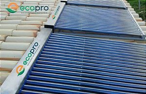 Aquecedor Solar Vácuo Modular - 20 tubos ECOPRO  S/ Inclinação