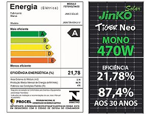 PAINEL SOLAR FOTOVOLTAICO 470W JINKO