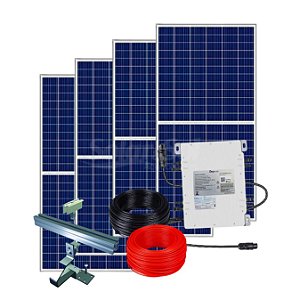 Kit Gerador Fotovoltaico 2,24kWp - 300kWh/mês MICRO DEYE/OSDA FIB/MADEIRA