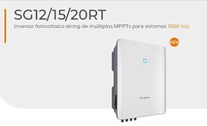 INVERSOR -  SUNGROW 20KW TRIFÁSICO 380V 2MPPT - SG20RT - FOTOVOLTAICO