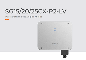 INVERSOR -  SUNGROW SG15CX-P2-LV 15KW 2MPPT 220V - FOTOVOLTAICO