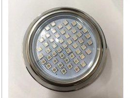 REFLETOR POWER LED INOX 9W RGB S/ NICHO - BRUSTEC