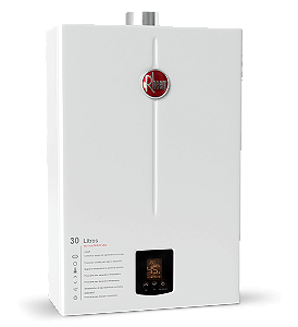 Aquecedor de Passagem Digital 30 l/m - GLP - RHEEM