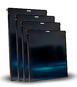 Coletor Solar Fechado - Inox A  2x1 com Rosca Termomax